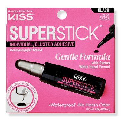 Kiss Super Stick Black Lash Cluster Adhesive - Individual Use