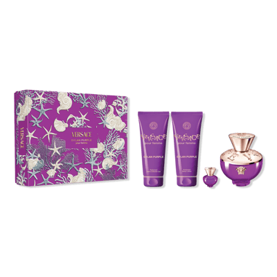 Versace Dylan Purple 4-Piece Luxury Gift Set for Him