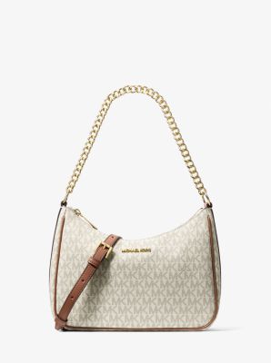 Michael Kors Jet Set Travel Large Signature Logo Convertible Crossbody Bag