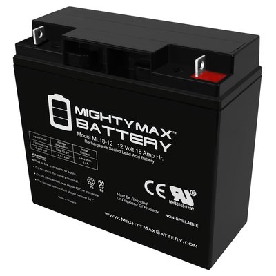 Mighty Max Battery 12V 18AH for John Deere 155C Lawn and Garden Rechargeable Sealed lead acid 12180 Backup power Batteries | MAX3901844