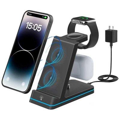 3-in-1 Wireless Charging Station for Apple