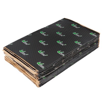 Unique Bargains 34pcs 80mil 36sqft Sound Deadener Heat Insulation Mat Butyl Pad Damping Self Adhesive Deadening Material for Car Roof Floor Sound