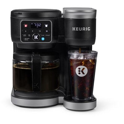 Keurig K-Duo Hot & Iced Single Serve & Carafe Coffee Maker one_size in Black | 5000378536