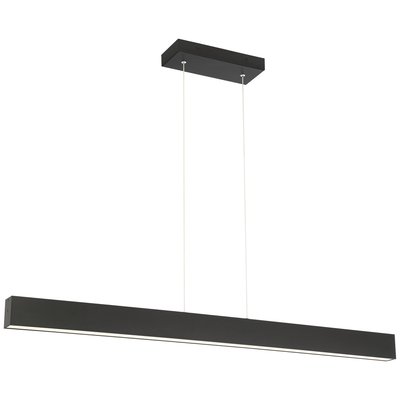 Access Lighting Form 1 -Light Matte Black Modern/contemporary Acrylic Linear LED Large Hanging Pendant Light | 24900LEDD-MBL/ACR