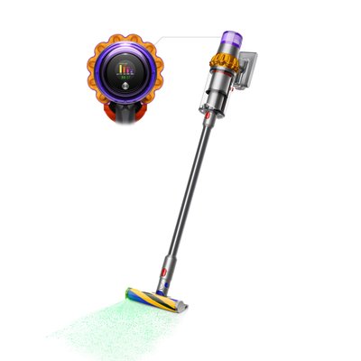 Dyson V15 Detect Portable Cordless Pet Stick Vacuum Cleaner (Convertible to Handheld) in Yellow | 447261-01