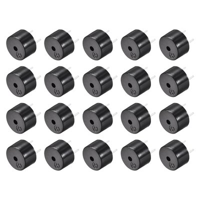 Unique Bargains 80dB 3V Passive Electronic Buzzer Electromagnetic Beep Tone Alarm Ringer 20pcs one_size | S25093001UX1559