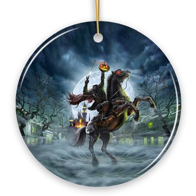 OrnamentallyYou The Headless Horseman Spooky Halloween Ornament The Legend of Sleepy Hollow | 1323