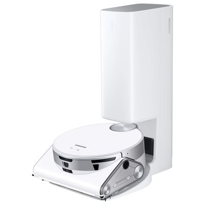 Samsung Jet Bot AI+ Auto Charging Self Emptying Pet Robotic Vacuum Cleaner one_size in White | VR50T95735W