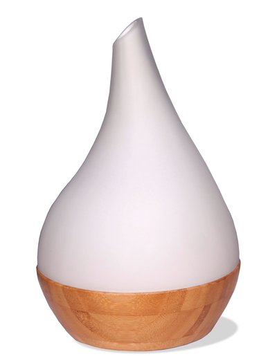 SPT UL Listed Wood Vase Nebulizer Diffuser - 80ml, LED Mood Light, Plug-in Power Source, Transform Your Space with Essential Oils one_size | SA-110