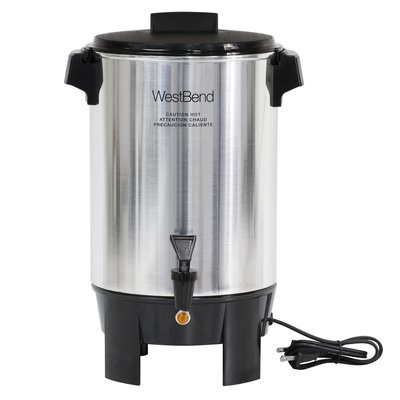 West Bend 30 -Cup Residential Coffee urn ( Stainless steel ) | 58030