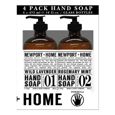 Wild Lavender & Rosemary Mint Hand Soap - 4 Pack