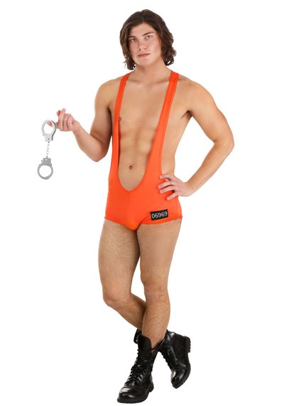 HalloweenCostumes.com FUN Costumes Sexy Orange is the New Inmate Men's Costume Sexy Costumes X-Large Polyester | FUN5301AD-XL