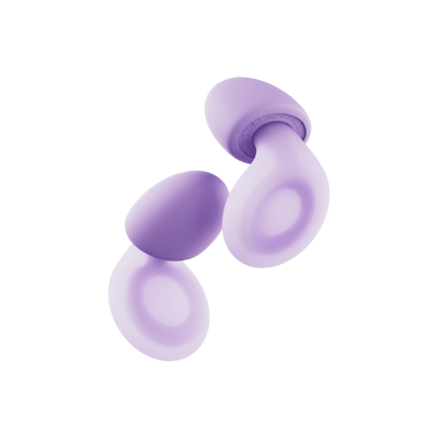 Loop Dream Silicone/Memory Foam Earplugs for Sleep Comfort - Lilac one_size | EN-DR-LIL-03