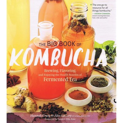 Lehman's The Big Book of Kombucha Brewing Health Benefits Fermented Tea Crum and LaGory one_size | 622433