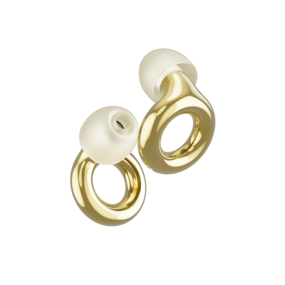 Loop Experience 2 Earplugs Stylish Hearing Protection for Concerts and Festivals - Gold one_size | EN-EX-GLD-03