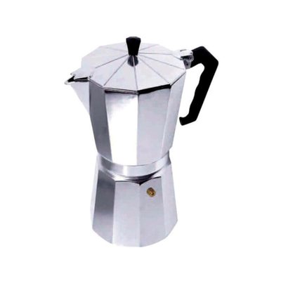 Bene Casa 6 Cup Silver Moka Stovetop Espresso Maker one_size | BC-17730
