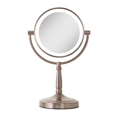 Zadro Double-Sided 10x Magnifying Lighted Vanity Mirror