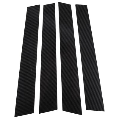 Unique Bargains Door Pillar Window Trim Cover Front Left Right Side Car Anti Scratch Sticker Pillar Posts Door Outer for Porsche Panamera 2010-2016