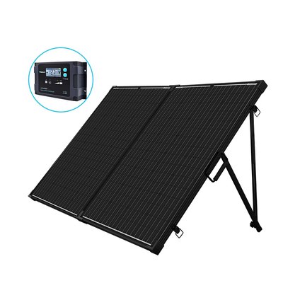Renogy Monocrystalline 35.6-in x 25.9-in x 3.1-in 200-Watt Portable Solar Panel one_size in Black | KIT-STCS200D-VOY20