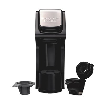 Hamilton Beach FlexBrew Single-Serve Coffee Maker with 3-Cup Water Reservoir ( Black ) Stainless Steel | 49918G