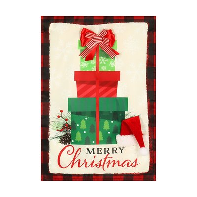 Style Selections 1-ft W x 1.5-ft H Christmas Garden flag Polyester | ZLW169664