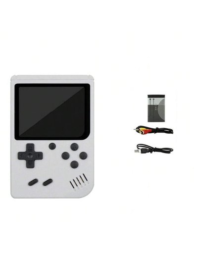 Qeetex 5 Color Retro Classic Video Game Console Portable Mini Handheld 8 Bit 3.0 Inch Lcd Kids Game Console Built-In 400 Game Console