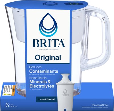 Brita x 6-Cup White Plastic Water filter pitcher | 6025836089