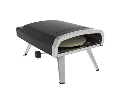 Master Forge Portable 20 LB LP Gas Rotating Pizza Oven Cordierite Hearth Liquid propane Outdoor Pizza Oven Stainless Steel one_size in Black | 09674
