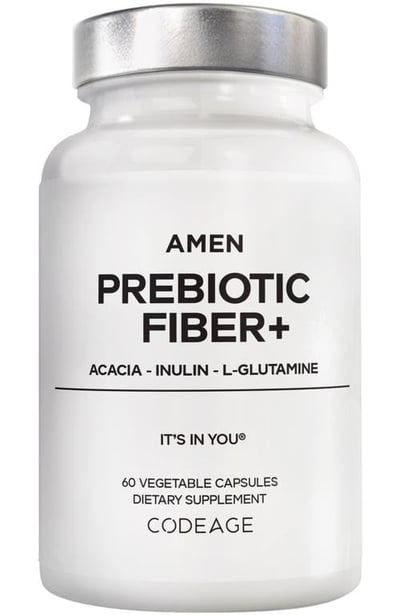 Amen Prebiotic Fiber+, Organic Acacia Fiber & Chicory Inulin Supplement in White at Nordstrom