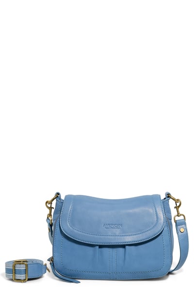 AMERICAN LEATHER CO. Marino Crossbody Bag in Marina Smooth at Nordstrom Rack