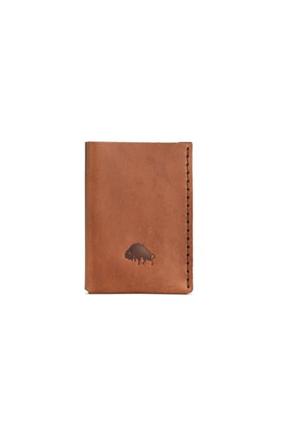 Ezra Arthur Minimalist Card Holder Wallet in Whiskey at Nordstrom