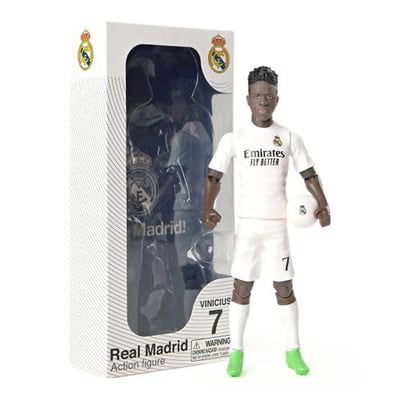 Banbo Toys SOCKERS Real Madrid CF Vinicius Junior 8" Collectible Soccer Action Figure in White at Nordstrom