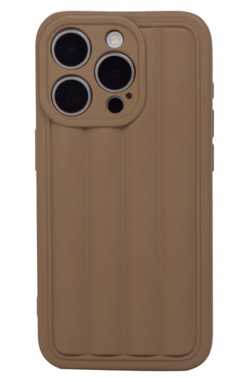 Auramma Roman Stripes iPhone 15 Pro Case in Coffee at Nordstrom Rack