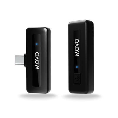 MOVO Wireless Mini UC - Ultracompact Rechargeable Wireless Lavalier Microphone System for Android in Black at Nordstrom