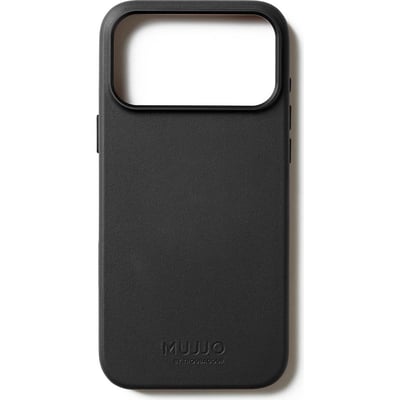 MUJJO Full Leather Case for iPhone 17 Pro Max in Black at Nordstrom