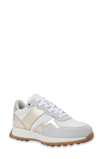 Naot Sunset Sneaker in White/Gold/Rosegold Combo at Nordstrom, Size 11Us