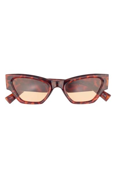 Le Specs Charade 52mm Cat Eye Sunglasses in Tort at Nordstrom Rack