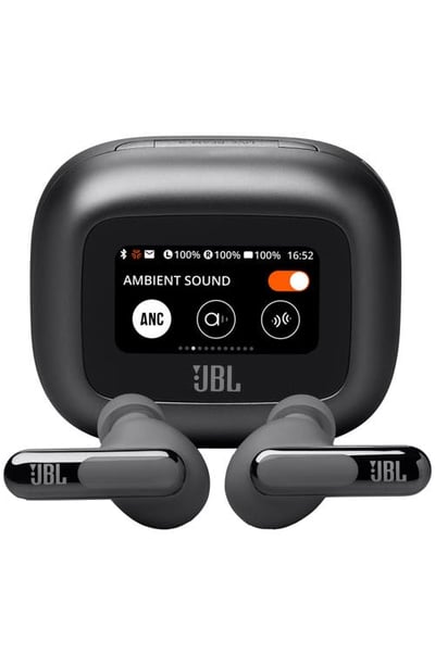 JBL Live Beam 3 True Wireless Noise-Cancelling Closed-Stick Earbuds in Black at Nordstrom