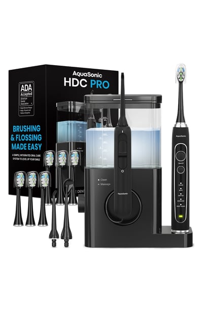 AQUASONIC Home Dental Center PRO - Black Series Pro+Oral Irrigator at Nordstrom Rack
