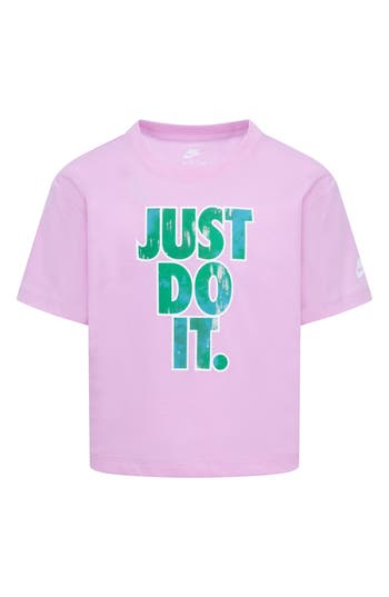Nike Kids' Club Graphic T-Shirt in Pink Rise at Nordstrom Rack, Size 6