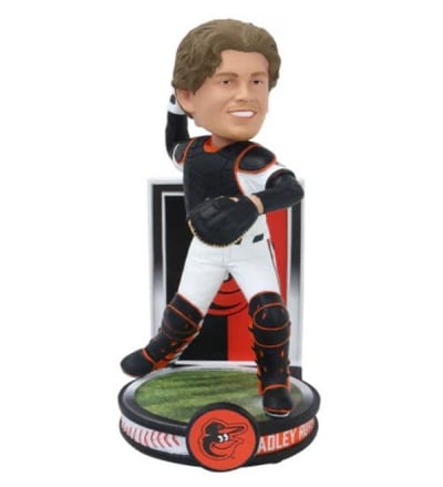 FOCO Adley Rutschman (Baltimore Orioles) Banner Series MLB Bobblehead in Multi-Color at Nordstrom