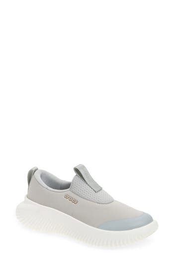CROCS Gender Inclusive Mellow Ease Sneaker in Atmosphere/White at Nordstrom Rack, Size 9 Women's / 7 Men's