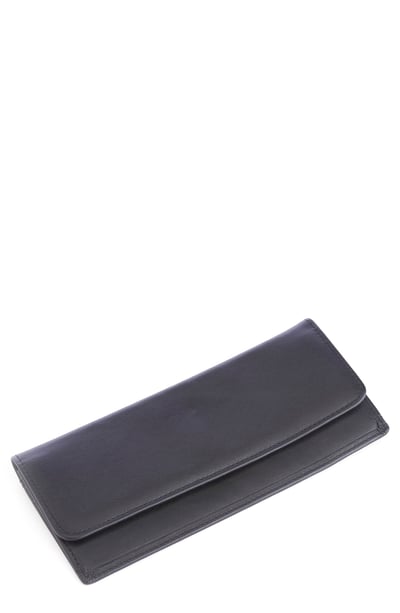 ROYCE New York RFID Blocking Leather Clutch Wallet in Black at Nordstrom