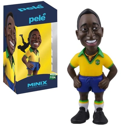Pele (Brazil) Minix 4.5-Inch Vinyl Soccer Figure in Multi-Color at Nordstrom