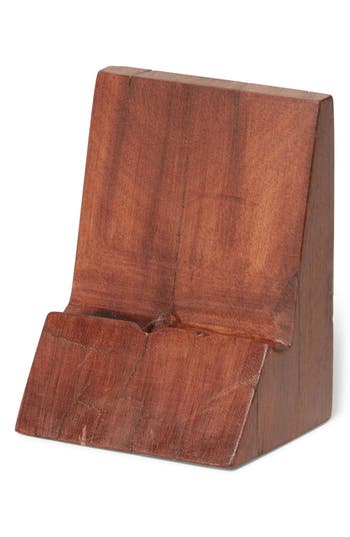 ROSELLI TRADING COMPANY Wood Platform Phone Holder at Nordstrom Rack