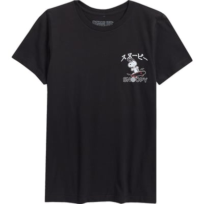 The Forecast Agency Kids' Peanuts® Snoopy Skate Graphic T-Shirt in Black at Nordstrom Rack, Size Small - Explore this product in more detail!