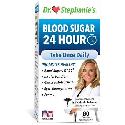 Diabetes Doctor Dr. Stephanie's Blood Sugar 24 Hour Daily Support - 60.0 ea