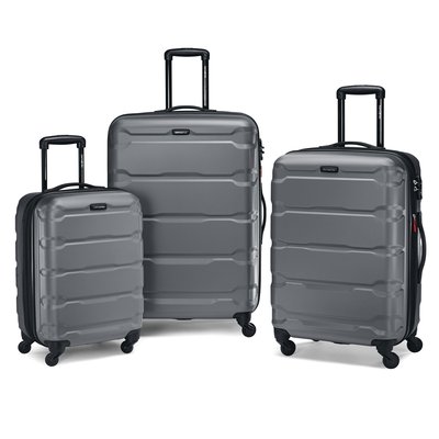 Samsonite - Omni 3 Piece Hardside Luggage Nested Spinner Set 68311-1174 - Charcoal