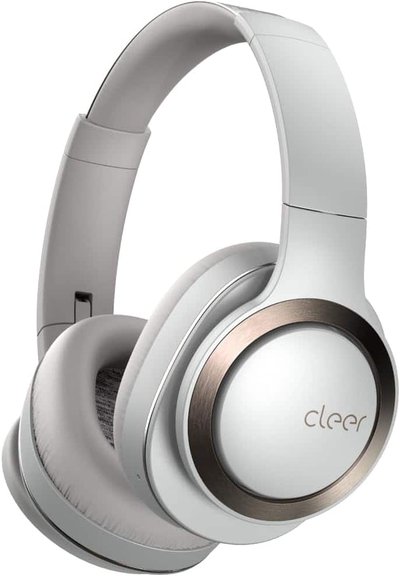 Cleer - Enduro ANC Bluetooth Headphones – Noise Canceling, 60Hr Playtime, Hi-Res Audio, Ambient EQ - Light Gray