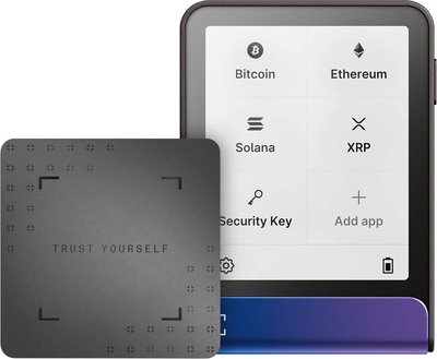 Ledger - Flex Crypto Hardware Wallet with Recovery Key - Neptune Blue